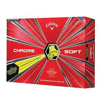Amazon | Callaway ゴルフ 2018 クロム ソフト ゴルフボール (1